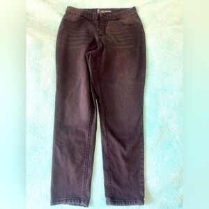 NoBo women’s black elastic waist jeans size 2X